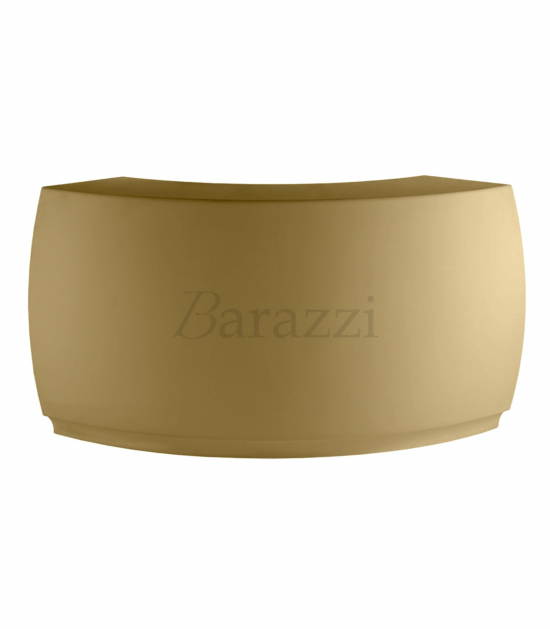 Fiesta Curved Bar with Matt Beige Finish by Vondom
