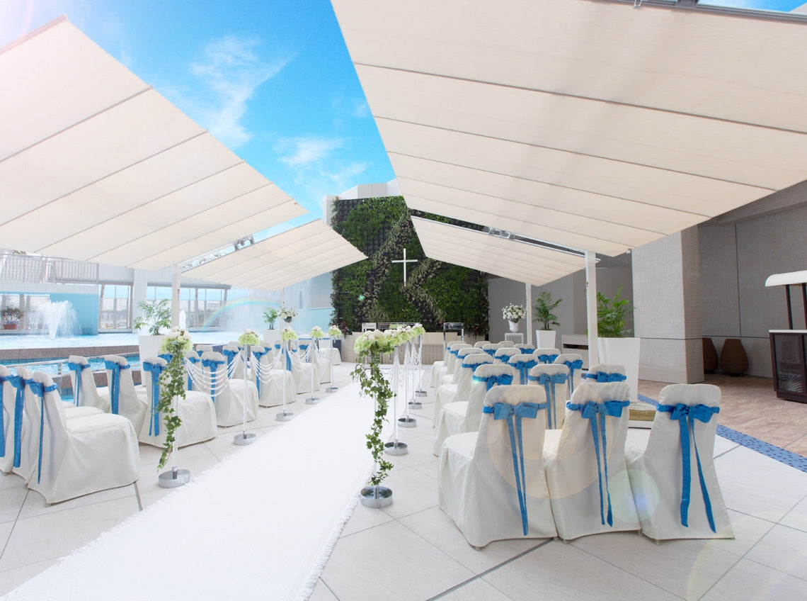 Flexy Modular Umbrella is ideal for events: wedding, party, exhibition, fair...