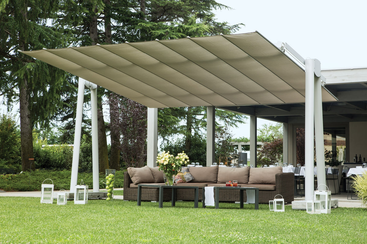 Parasol Geant Flexy XL avec Store Inclinable et Retractable par Fim
