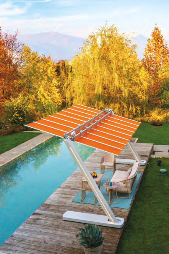 Grand Parasol Flexy Zen Autoportant avec Toile Inclinable