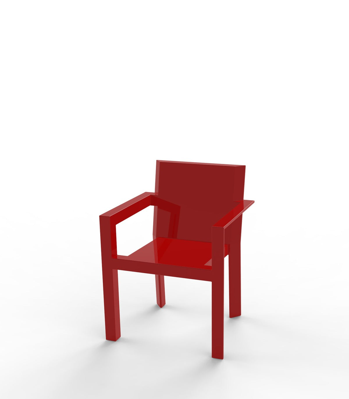 Frame - Fauteuil laqué avec accoudoirs design - Vondom