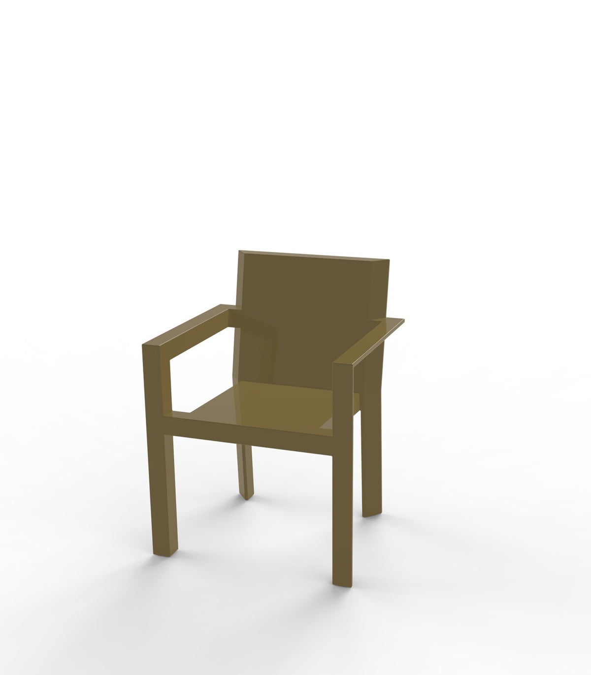 Frame - Fauteuil laqué avec accoudoirs design - Vondom