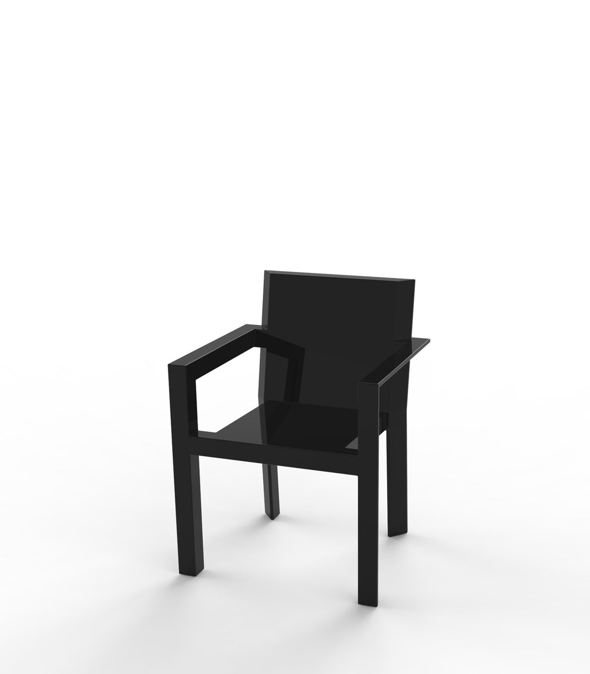 Frame - Fauteuil laqué avec accoudoirs design - Vondom