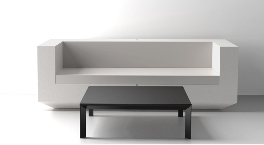 FRAME Square Coffee Table - Aluminum Design Coffee Table Vondom