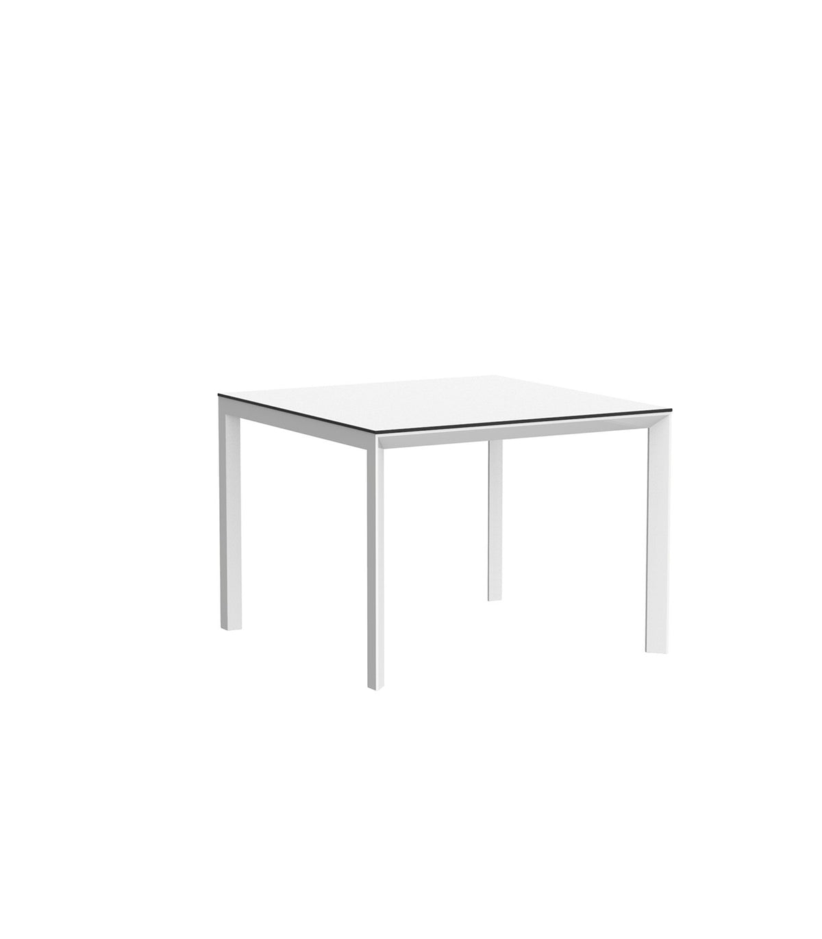 Frame - Table Design Carrée bord HPL noir - Vondom