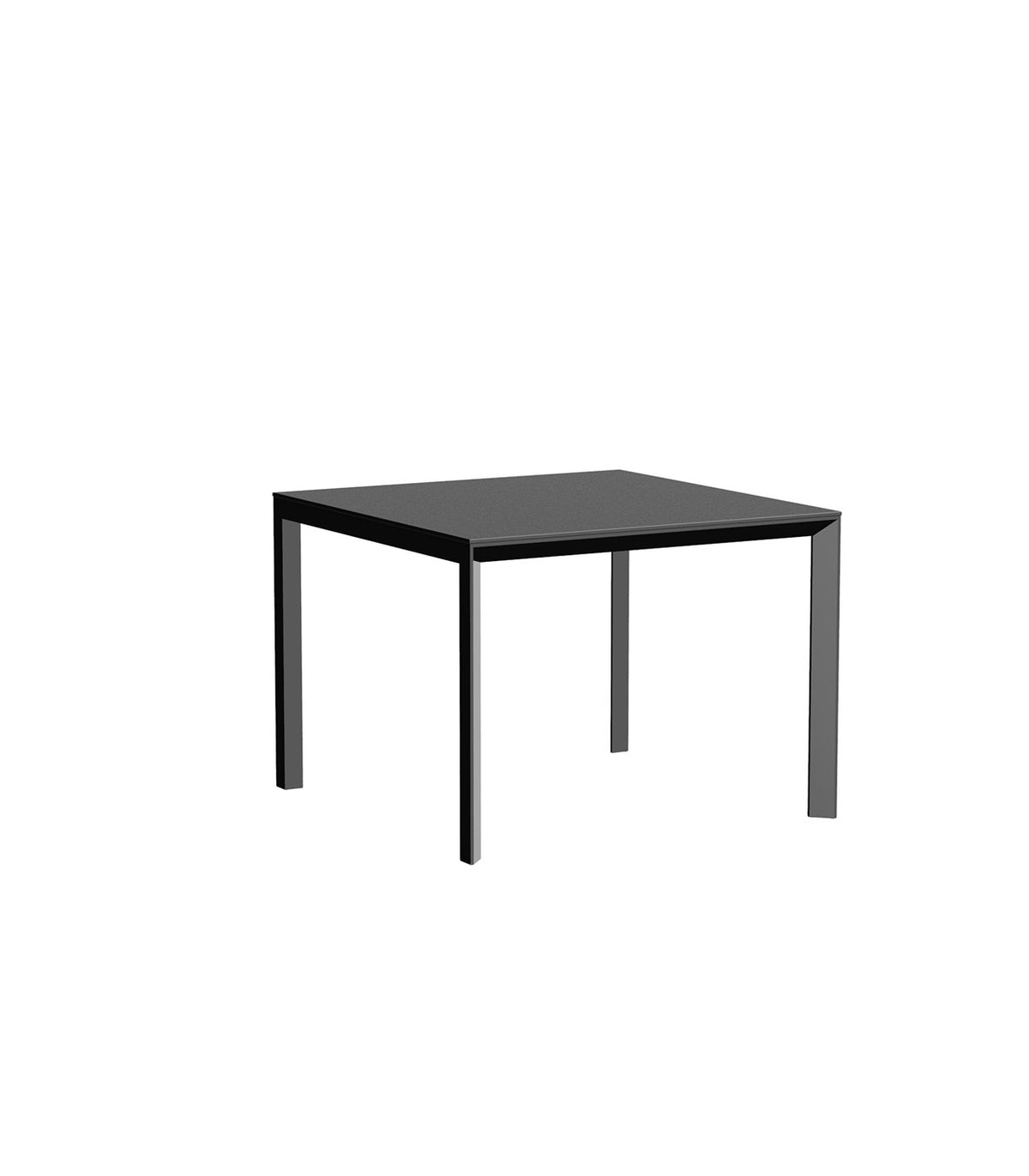 Frame - Table Design Carrée bord HPL noir - Vondom