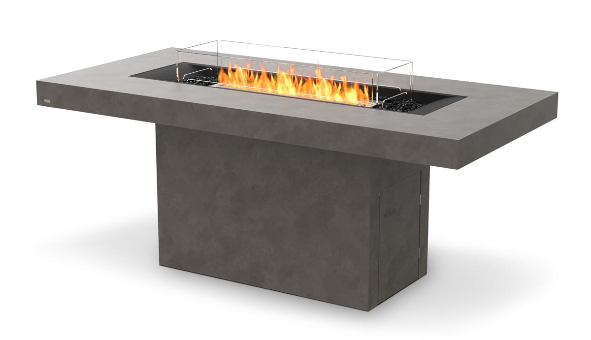 Gin 90 Bar Fire Pit Table - natural