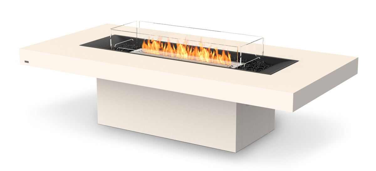Gin 90 Fire Pit Table (Chat) - bone