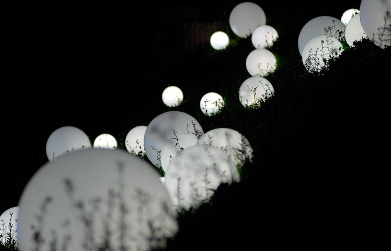 Creation Lumineuse avec Lampes Rondes GLOBO de toutes tailles