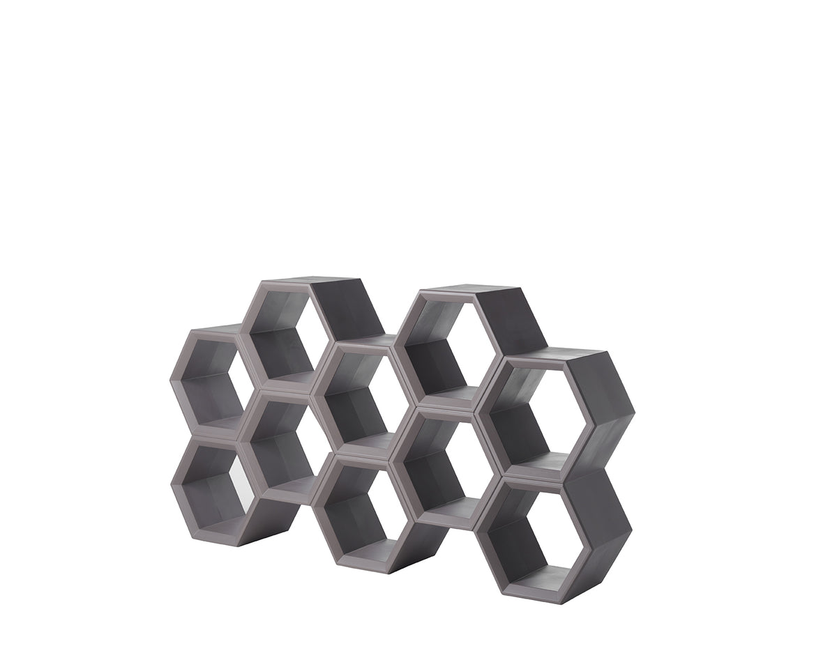 Hexa Bookshelf - Slide Design