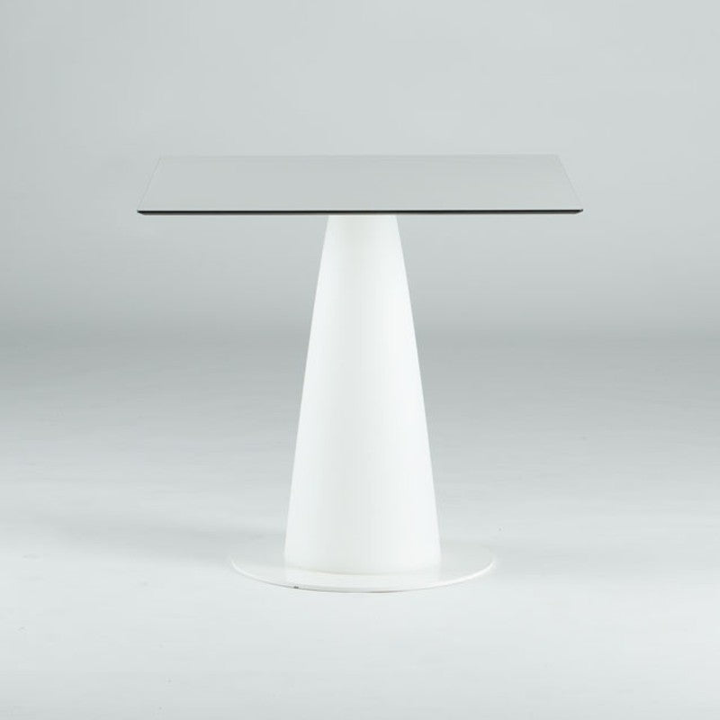Hopla - Table Carrée pied Conique - Slide Design