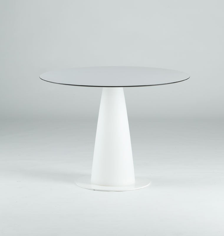 Hopla - Table Ronde pied Conique - Slide Design