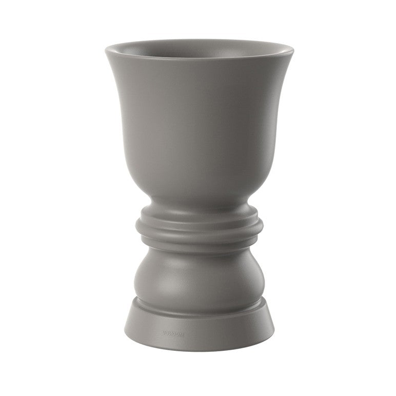 jardinière vernis forme pièce d'echec
taupe