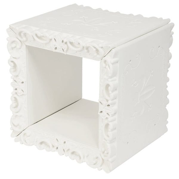 Shelve Matt Color White Joker of Love Slide Design