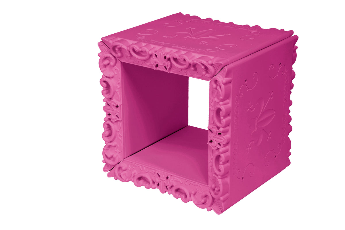 Decorative Shelve Matt Color Fuchsia Joker of Love Slide Design Persp