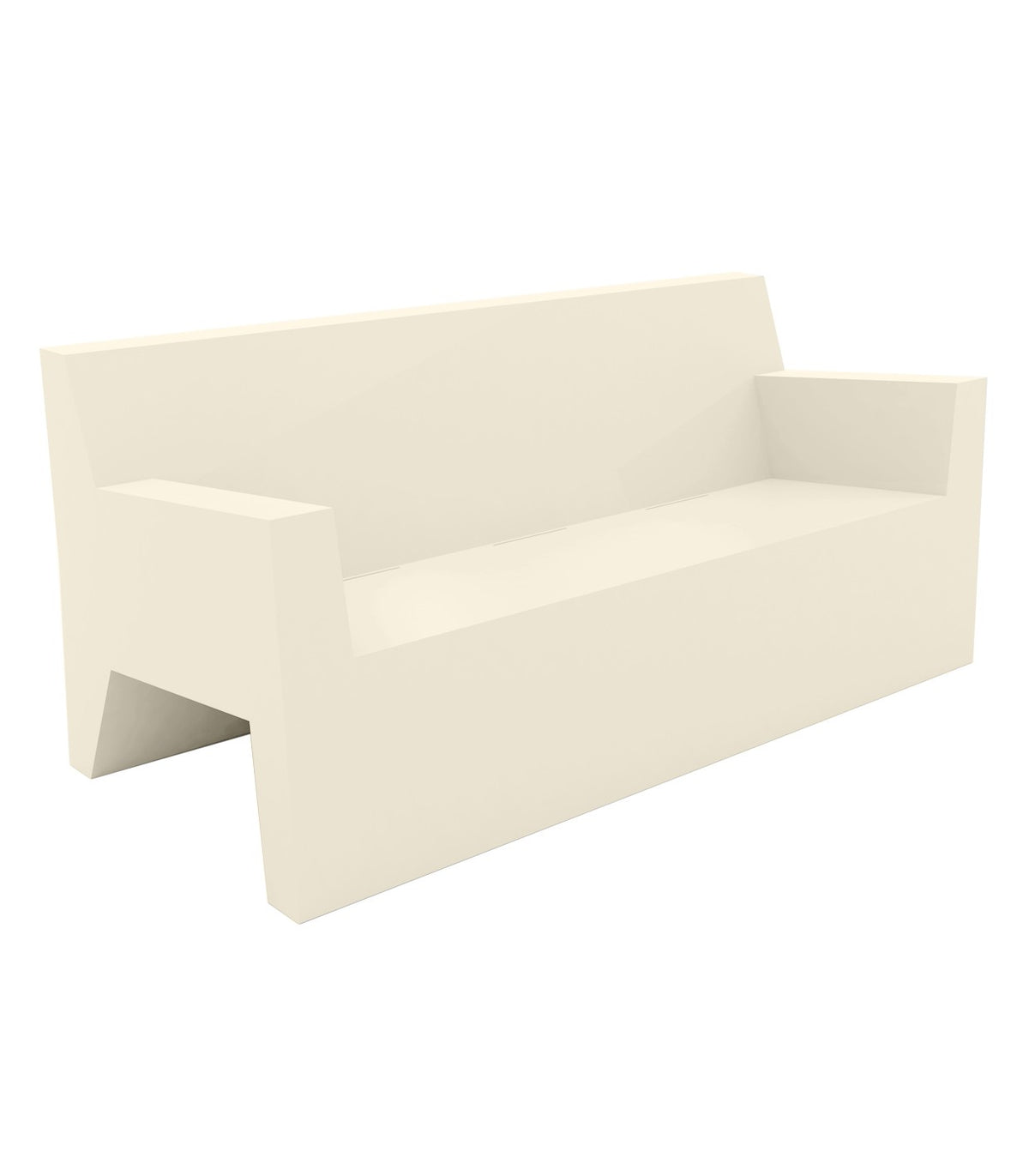 JUT sofa lacquered finish - Vondom - ecru
