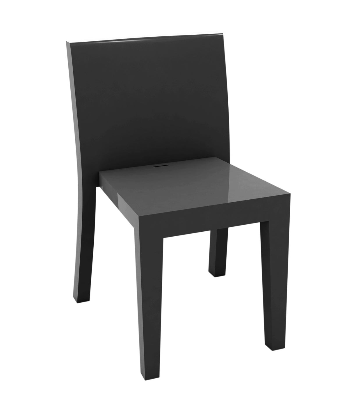 Chaise JUT laquée - anthracite
