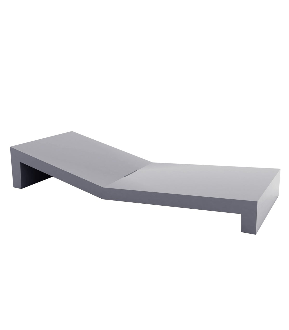 Transat laqué JUT Vondom - gris acier