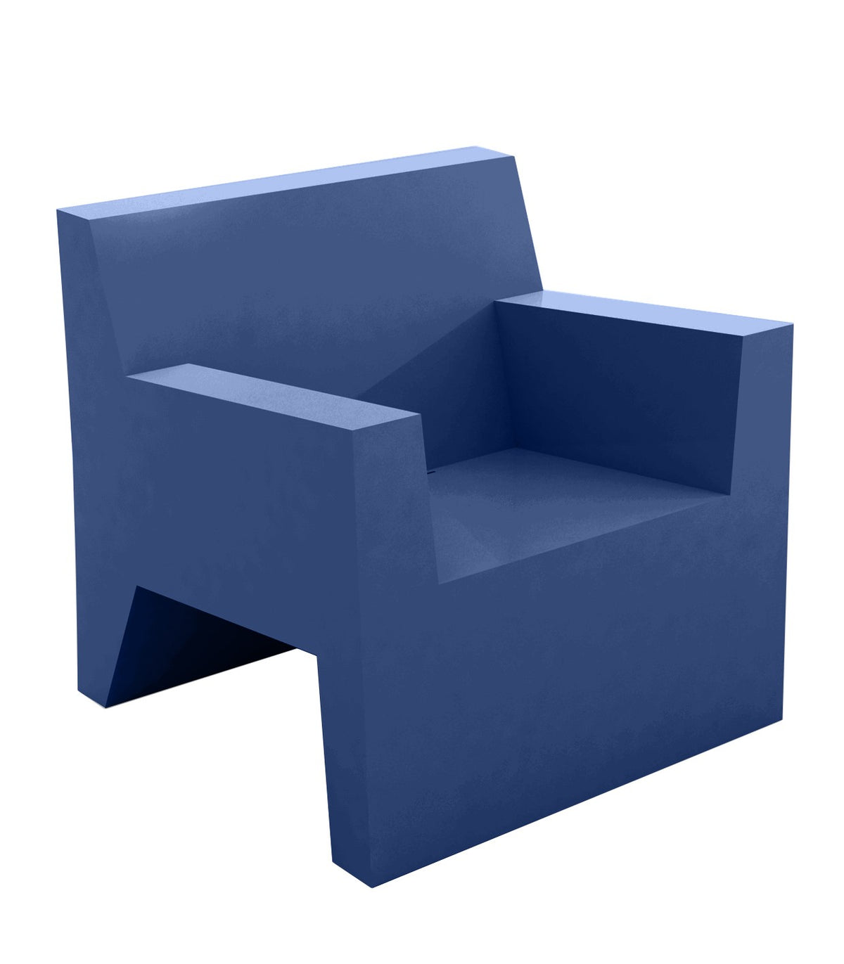 JUT lounge armchair lacquered finish - Vondom - blue