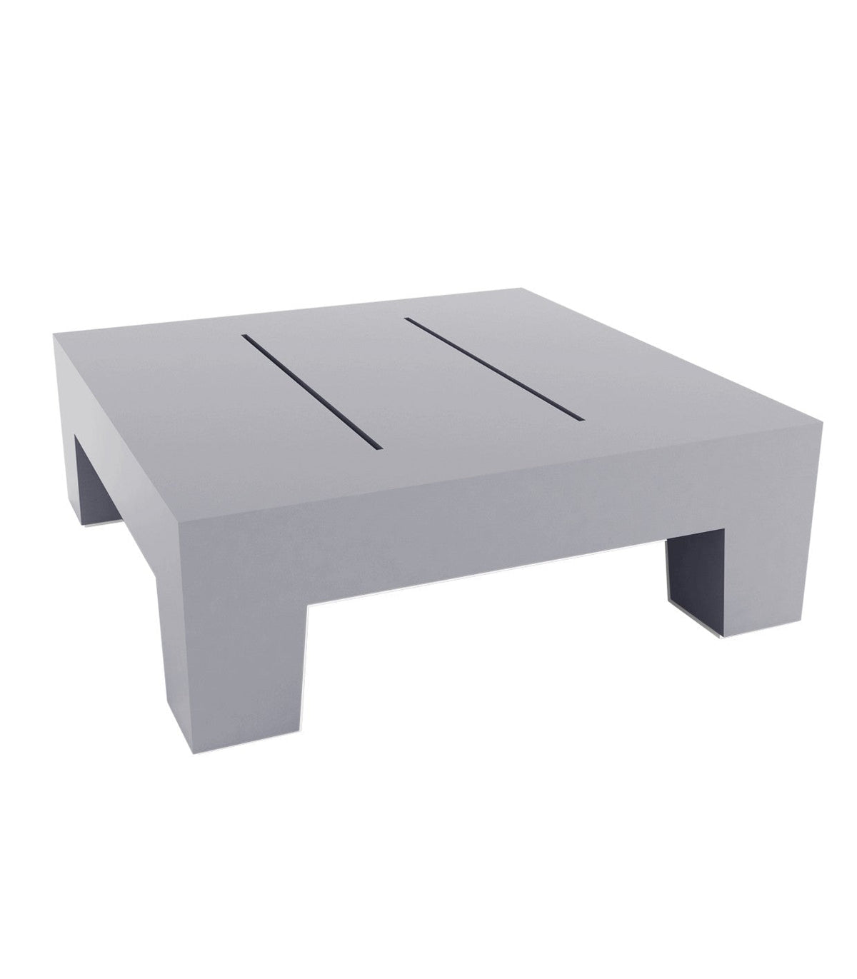 Table basse JUT Vondom laquée - gris acier