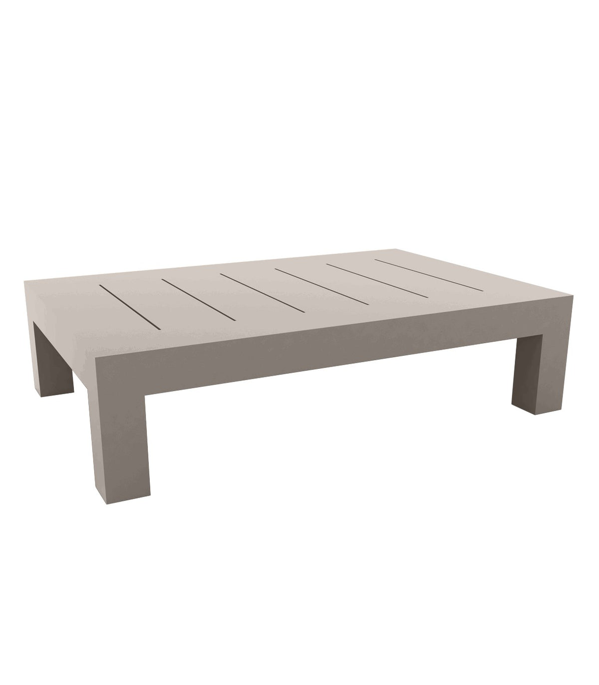 Table basse JUT laquée Vondom - taupe