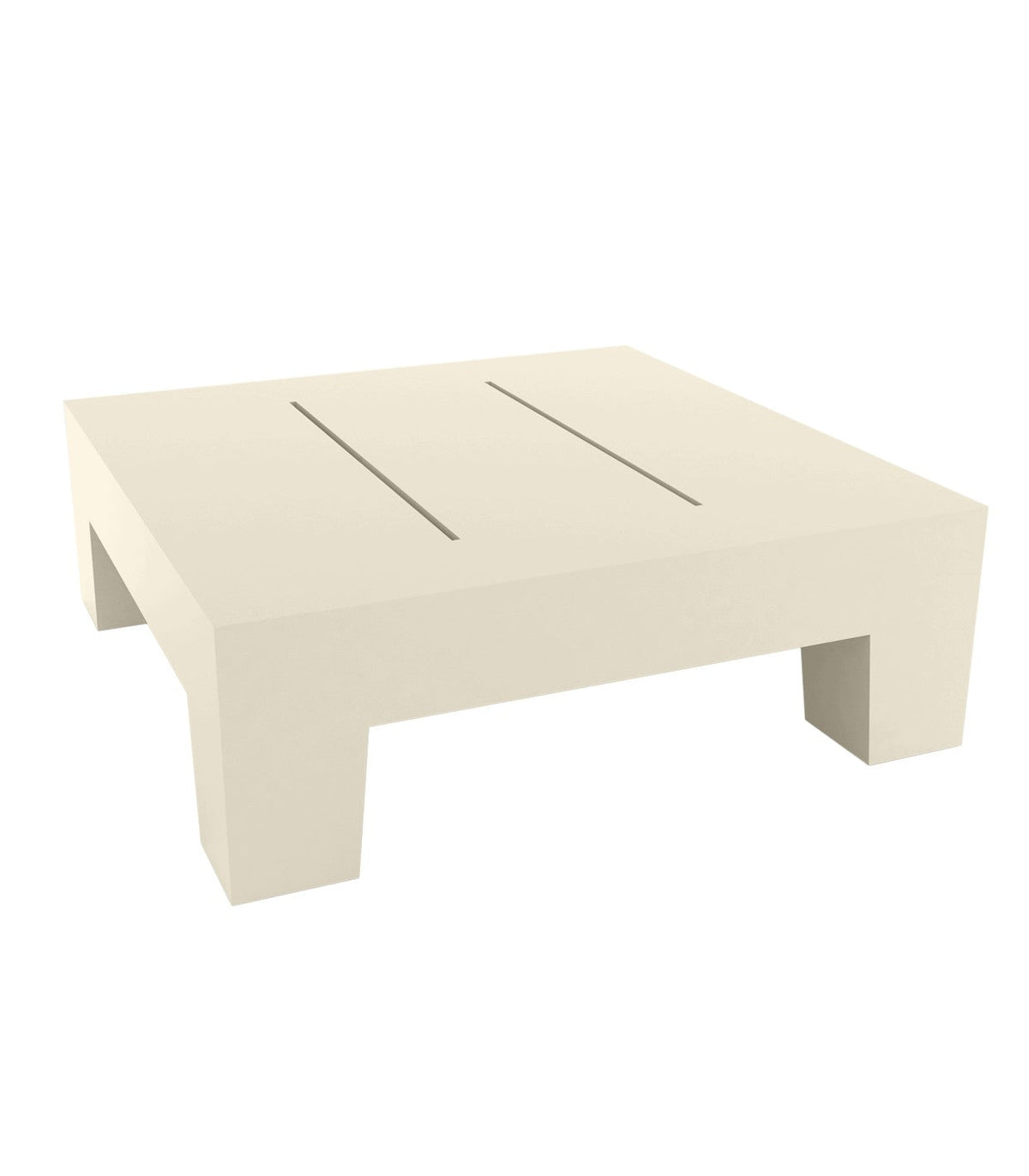 Table basse JUT Vondom laquée - écru