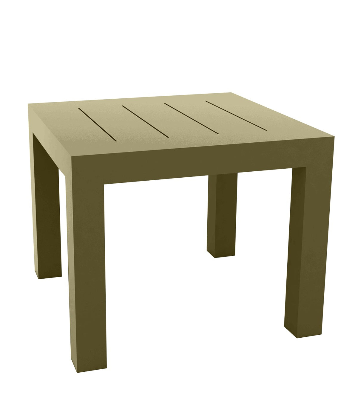 JUT square table lacquered finish - Vondom - khaki