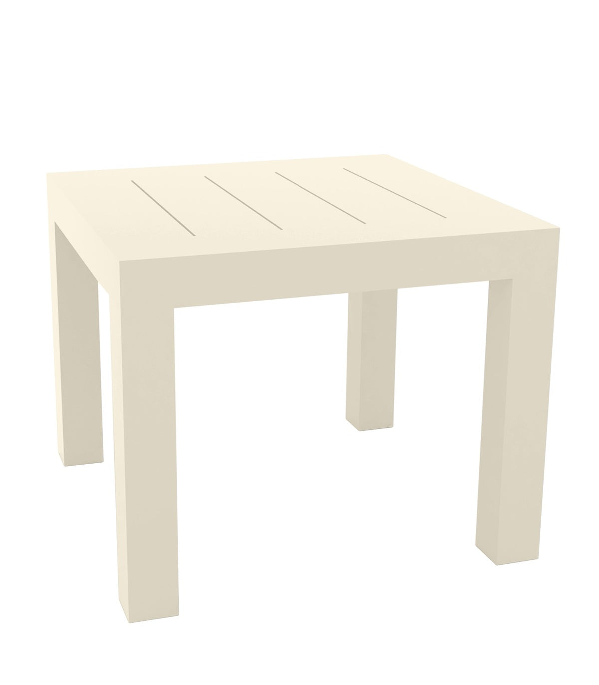 JUT square table lacquered finish - Vondom - ecru
