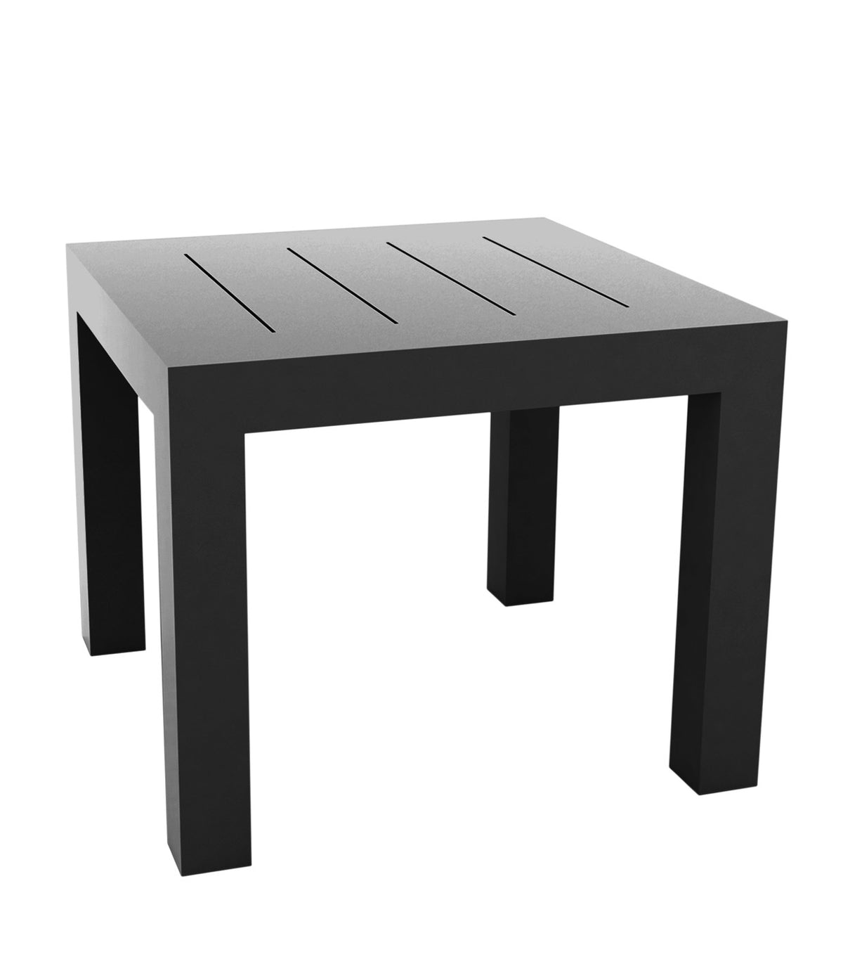 JUT square table lacquered finish - Vondom - anthracite