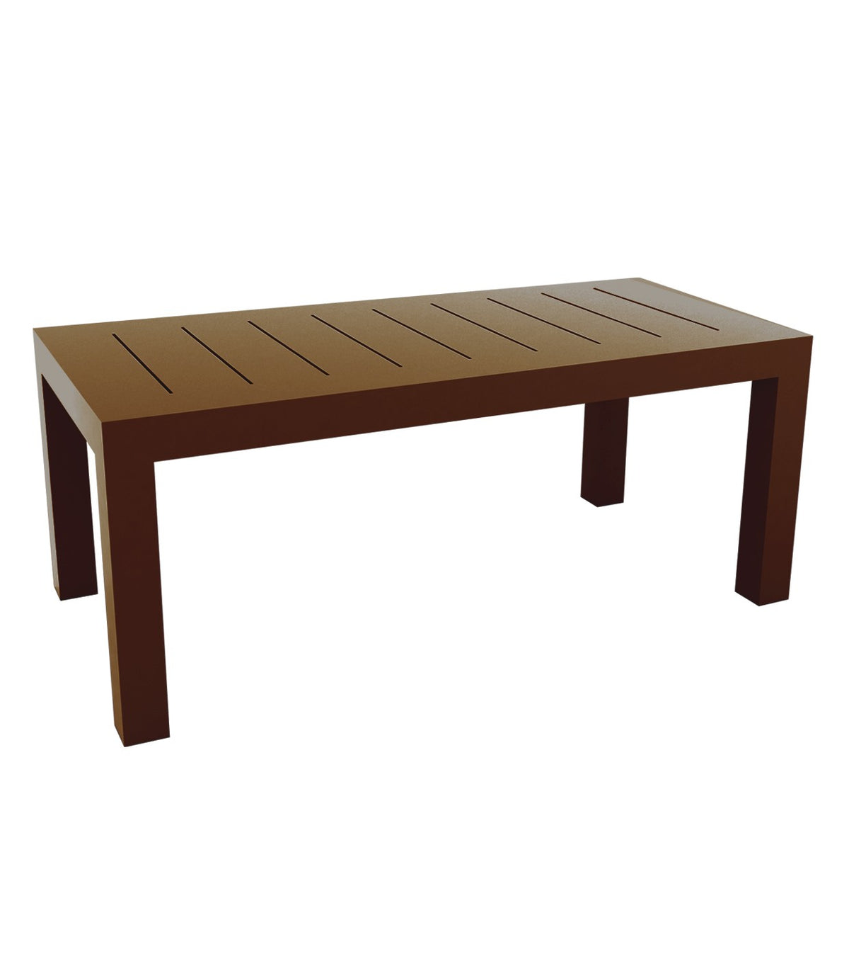 JUT large rectangular table lacquered finish - Vondom - bronze