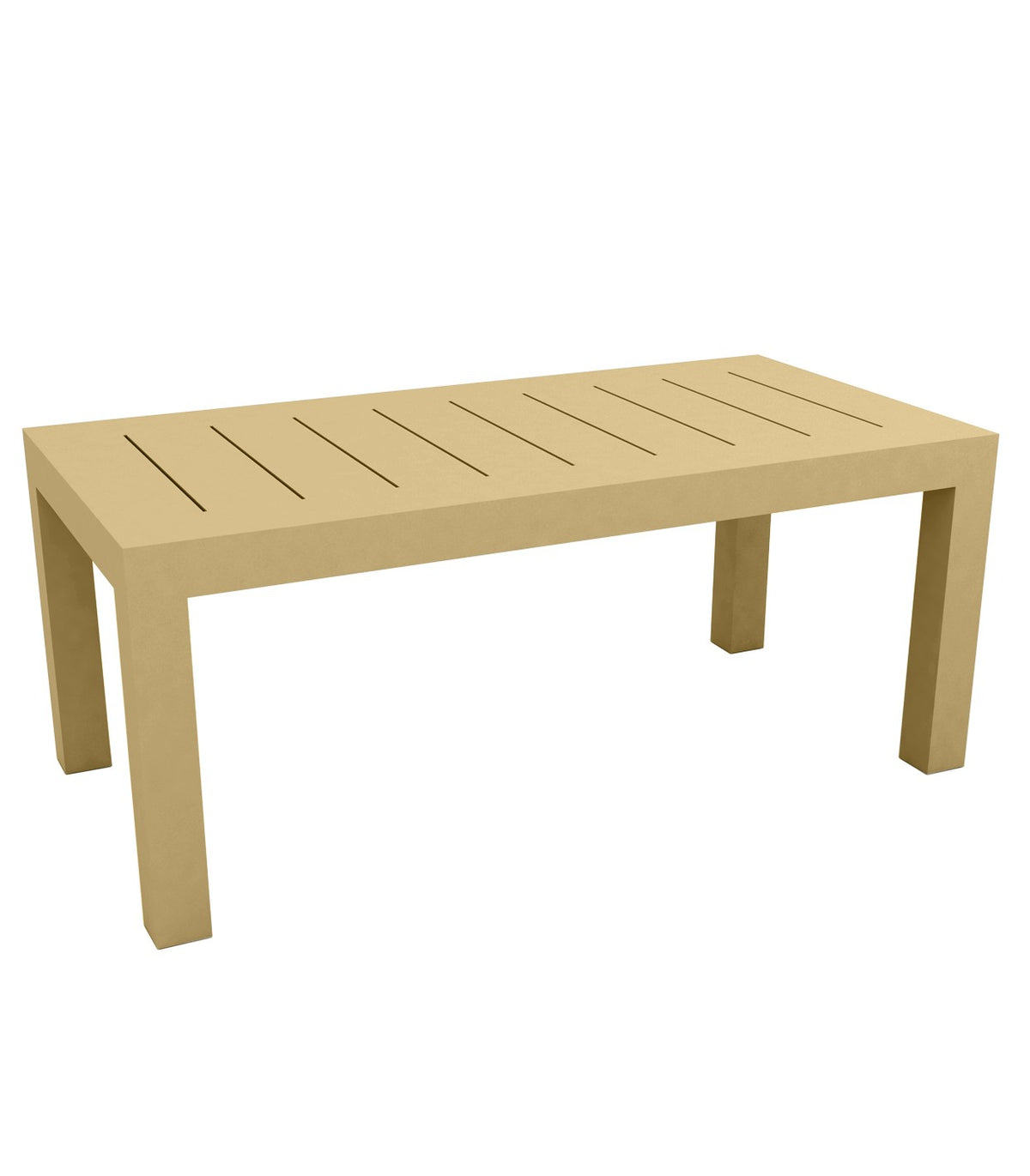 JUT large rectangular table lacquered finish - Vondom - beige