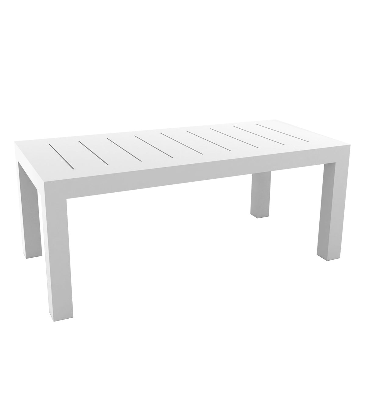 JUT large rectangular table lacquered finish - Vondom - white