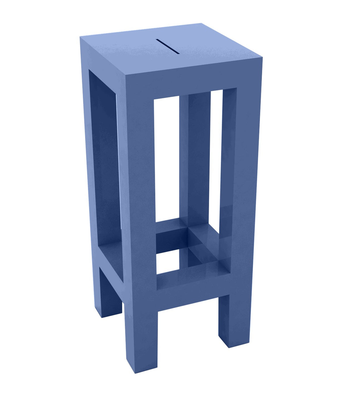 Tabouret JUT Vondom laqué - bleu