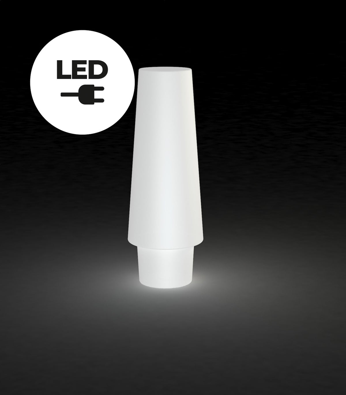 ULM LAMP - lampadaire extérieure 1 mètre hotel led