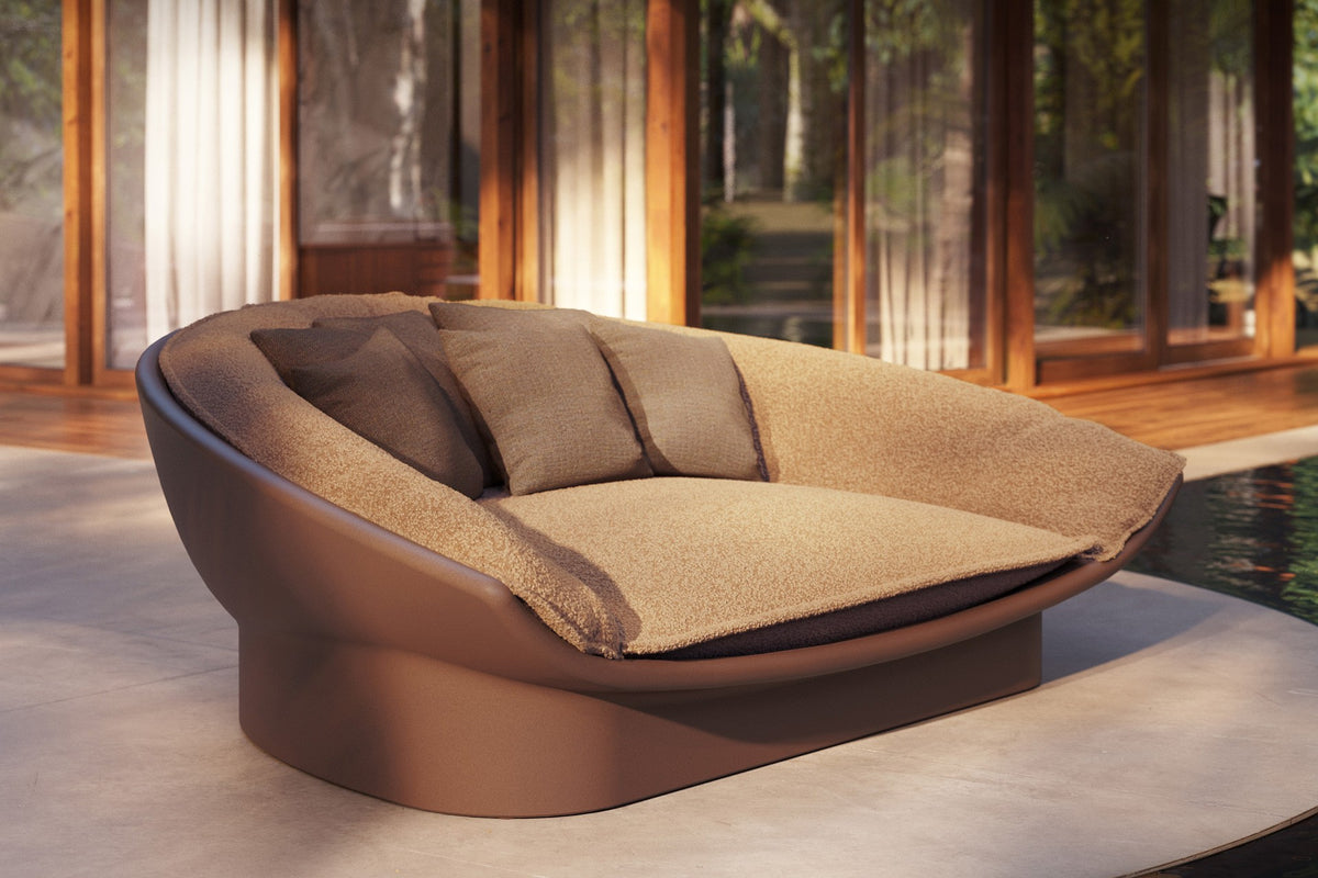Luna Vondom daybed on a terrace