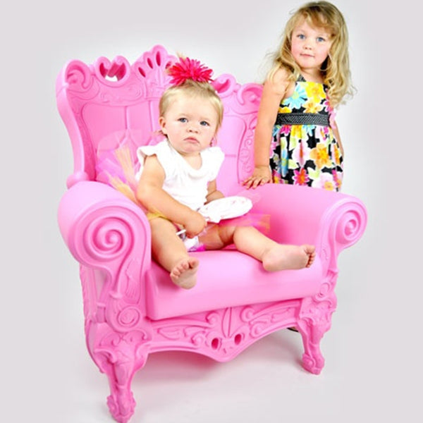Armchair Matt Color Pink special request Little Queen of Love Slide Design
