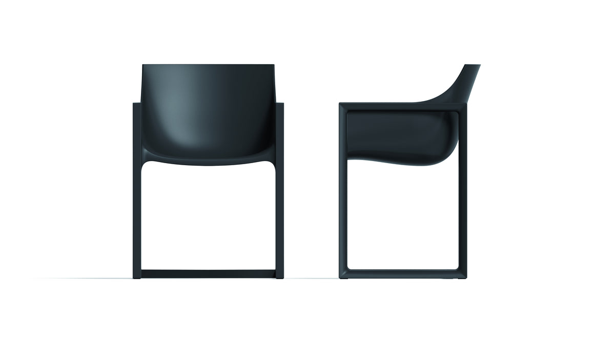 WALL STREET Chair Seat Black Color Vondom