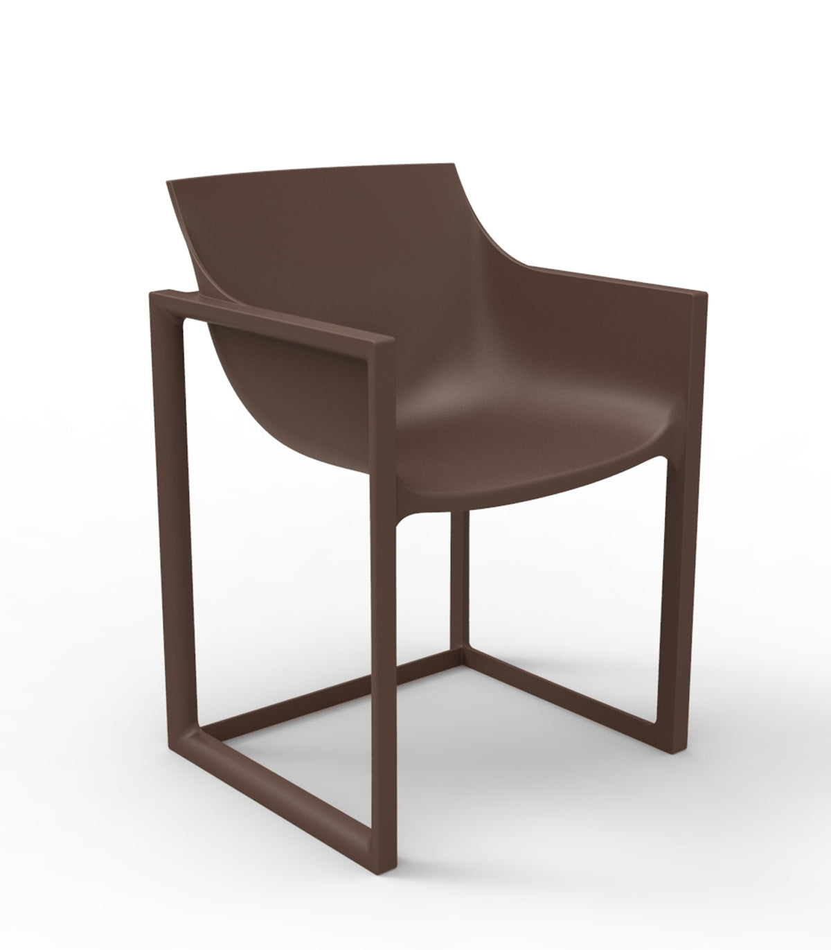 Chair Bronze Color WALL STREET by Vondom for Restaurants