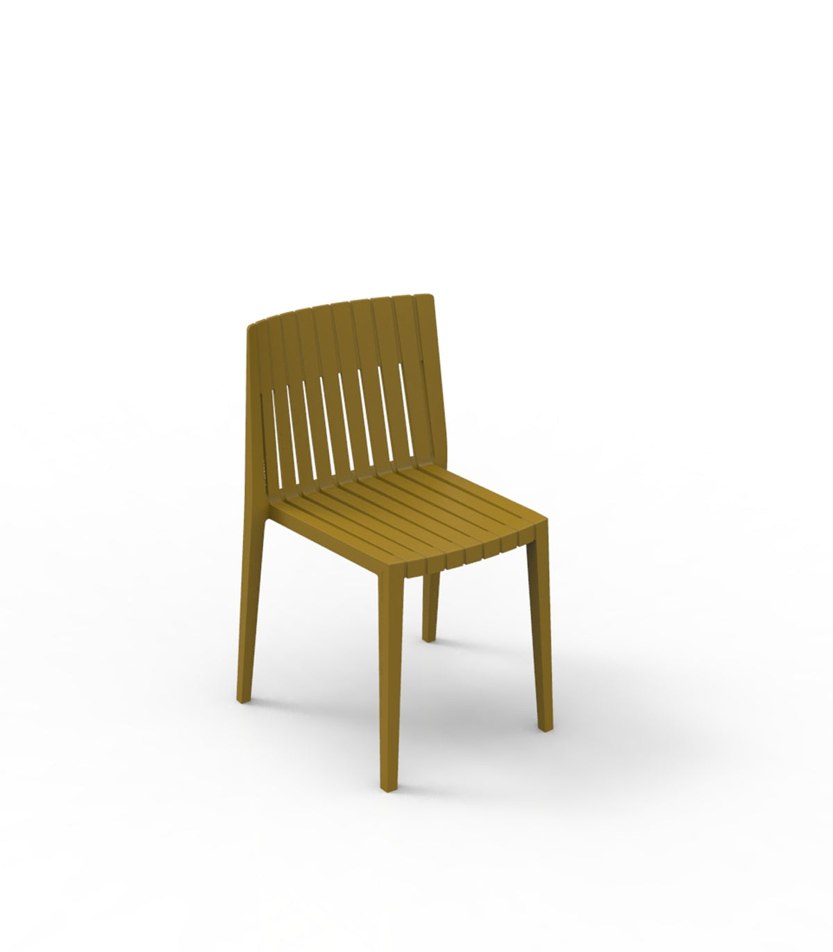 Chaise Couleur Moutarde SPRITZ par Vondom pour les Professionnels