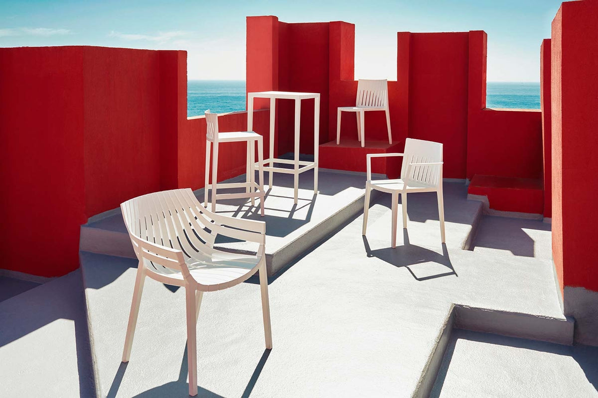 Collection de Chaises et Fauteuils SPRITZ de Vondom Couleur Blanc