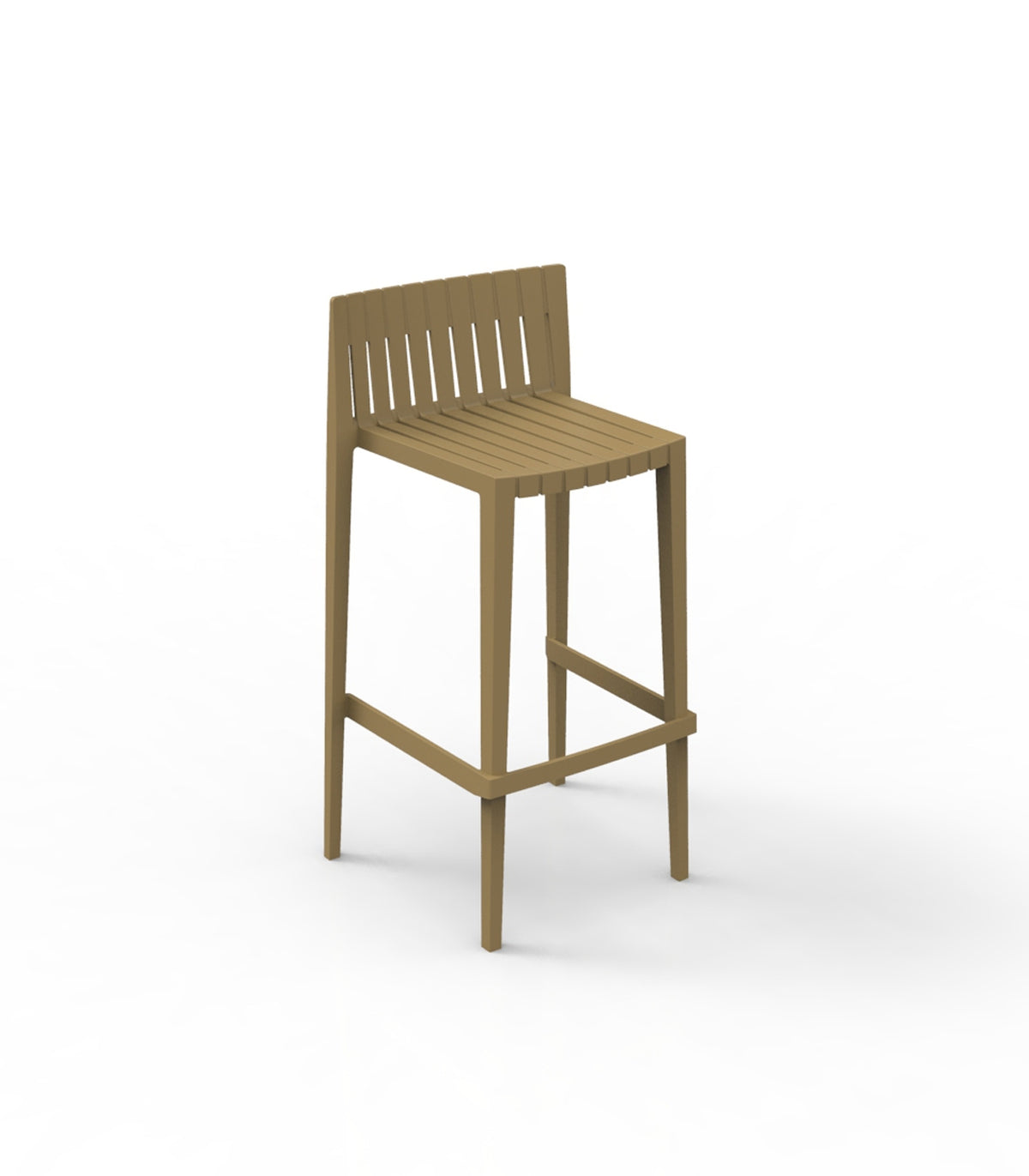 Stool Bar 97 Sable Color SPRITZ by Vondom for Professionals