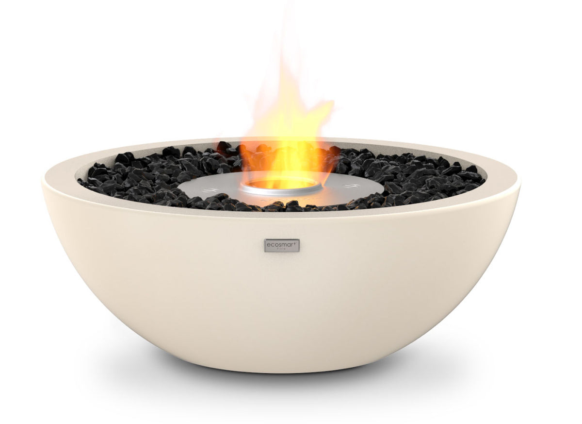 Mix 600 ecosmart fire Outdoor Fireplace - bone