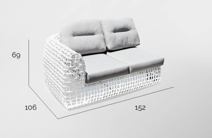 Modular sofa - Sofa composable by elements - DYNASTY