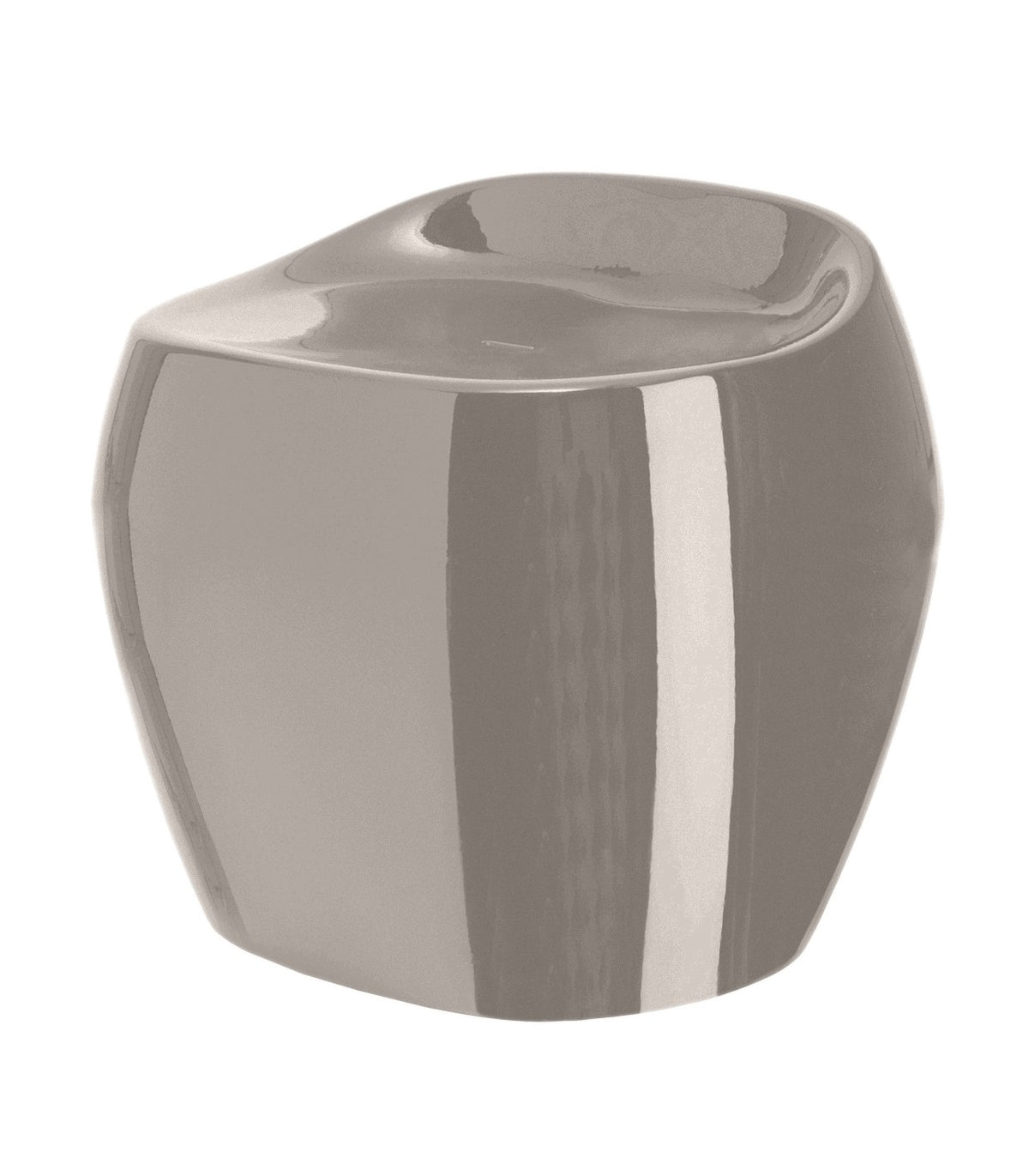 Tabouret design finition laquée Vondom - taupe