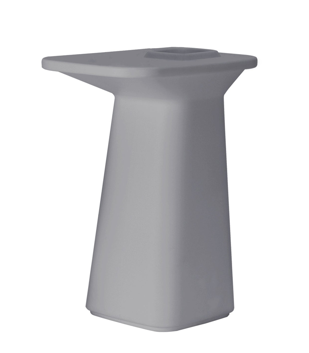 Table haute design NOMA Vondom finition mate - gris acier