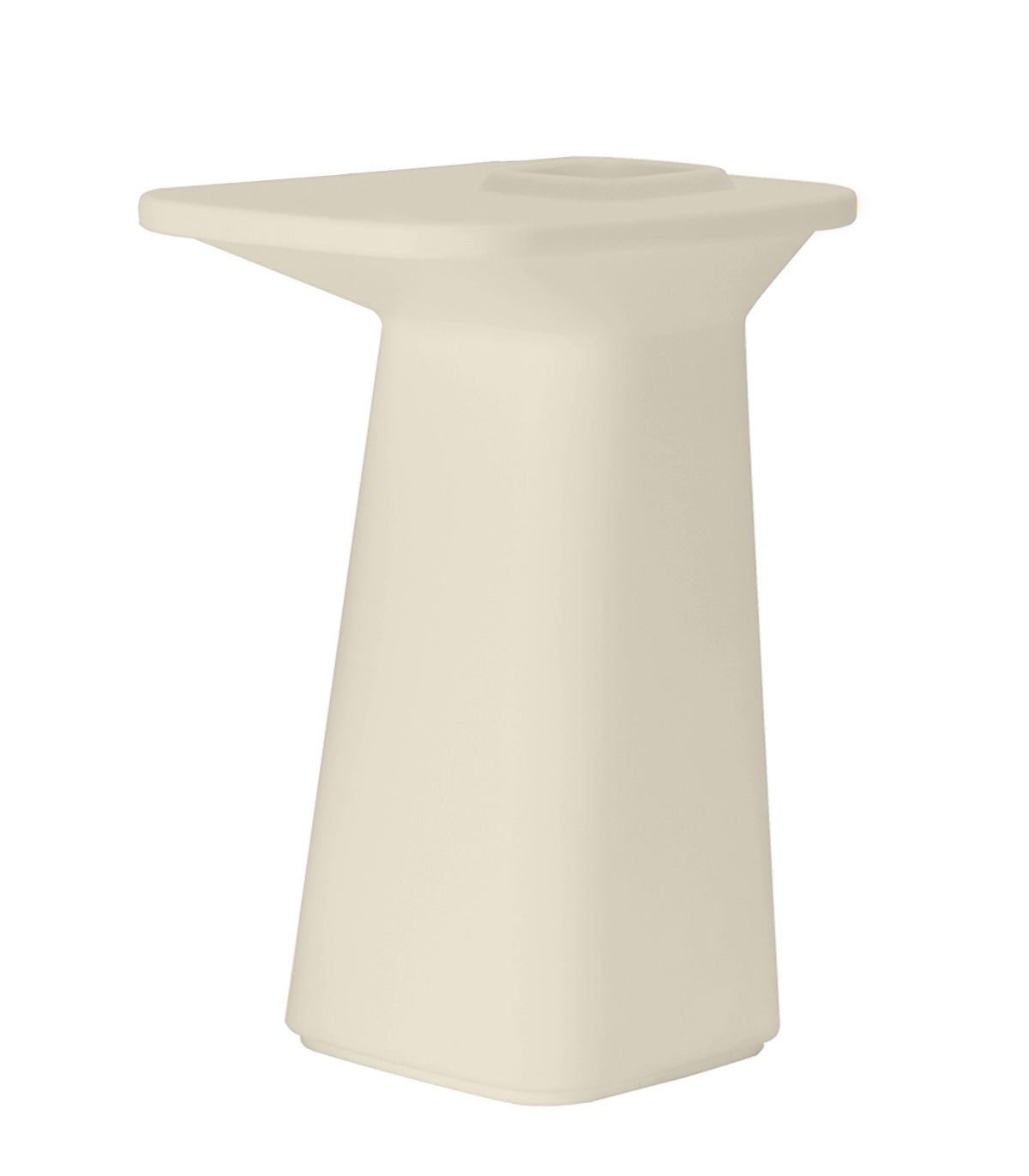 Table haute design NOMA Vondom finition mate - crème