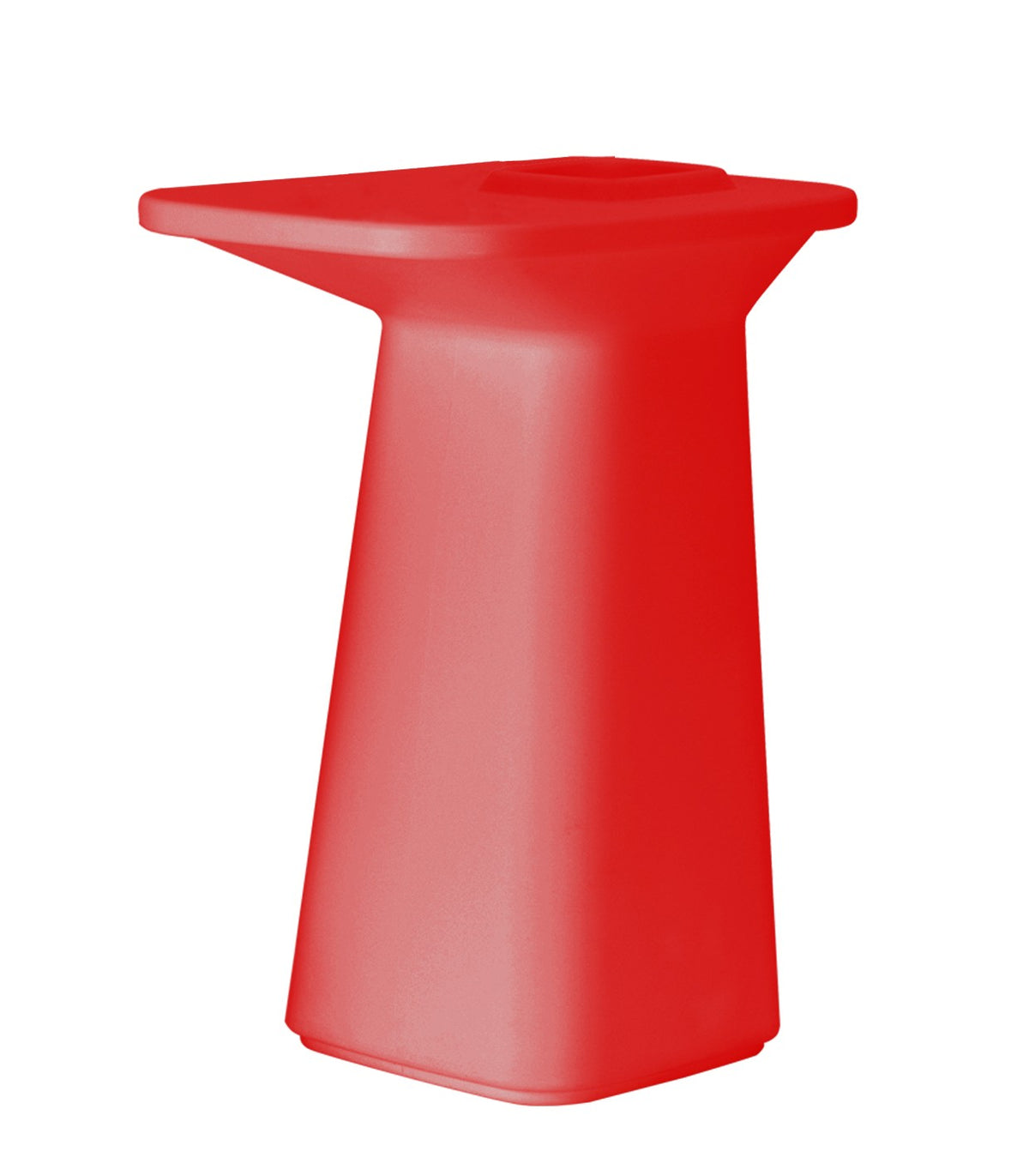 Table haute design NOMA Vondom finition mate - rouge