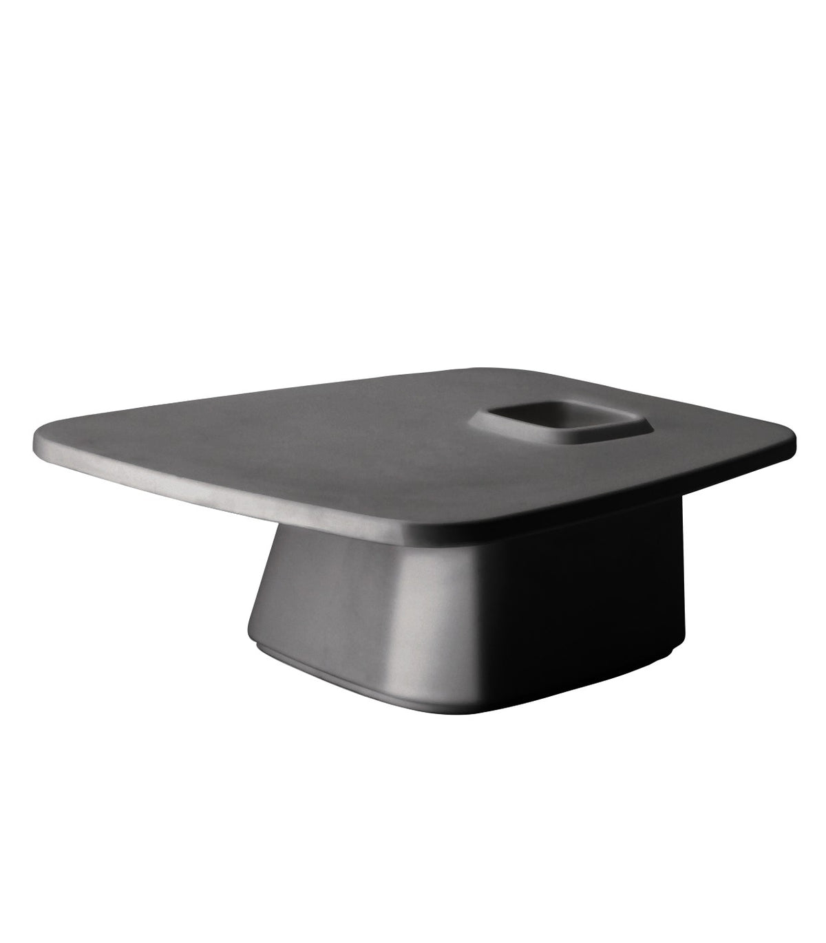 NOMA table basse finition laquée VONDOM - gris anthracite