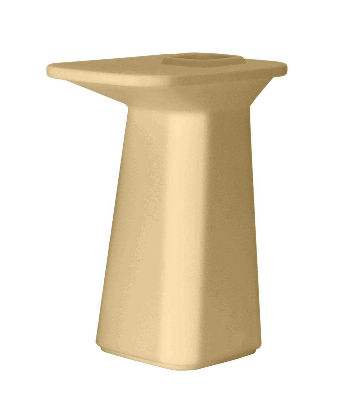 Table haute design NOMA Vondom laquée - beige