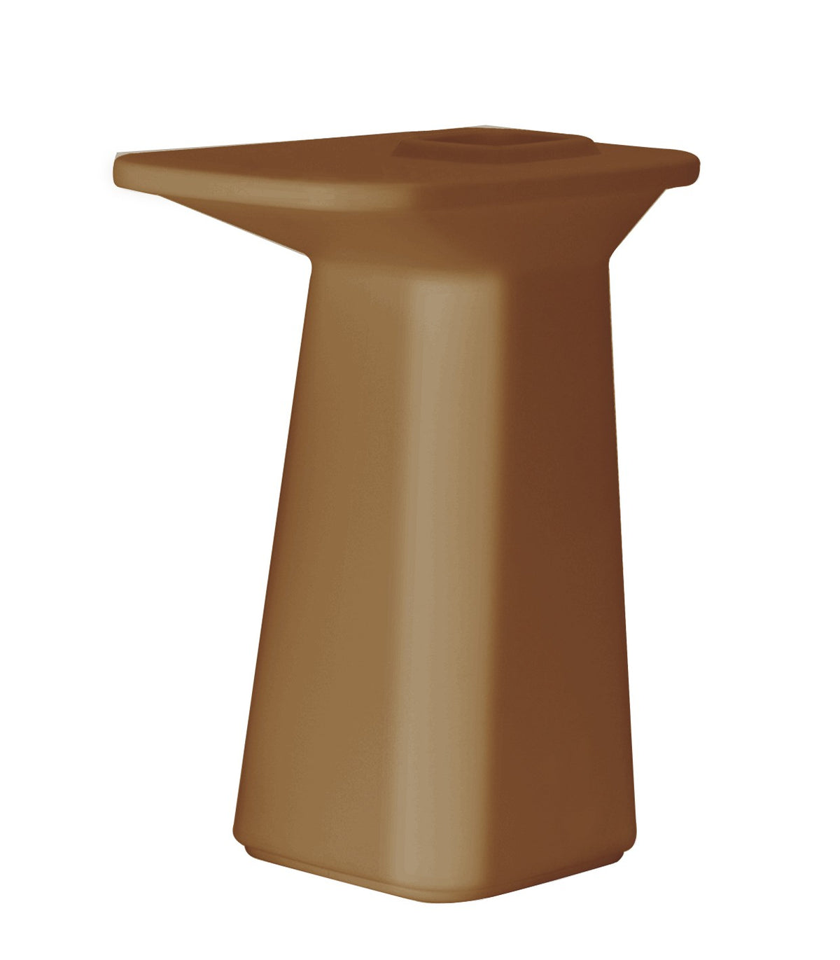 Table haute design NOMA Vondom laquée - bronze
